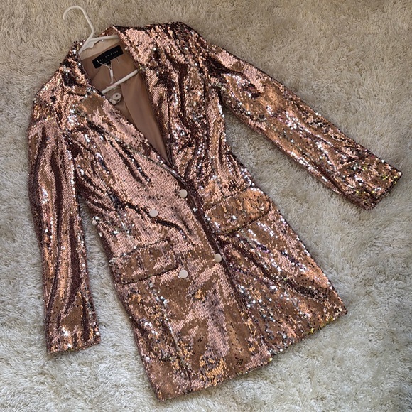 Endless Rose Sequin Blazer Jacket - Picture 12 of 17